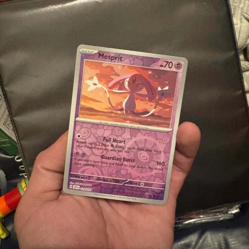 Pokémon Mesprit Reverse Holo 079/191 Stellar Crown